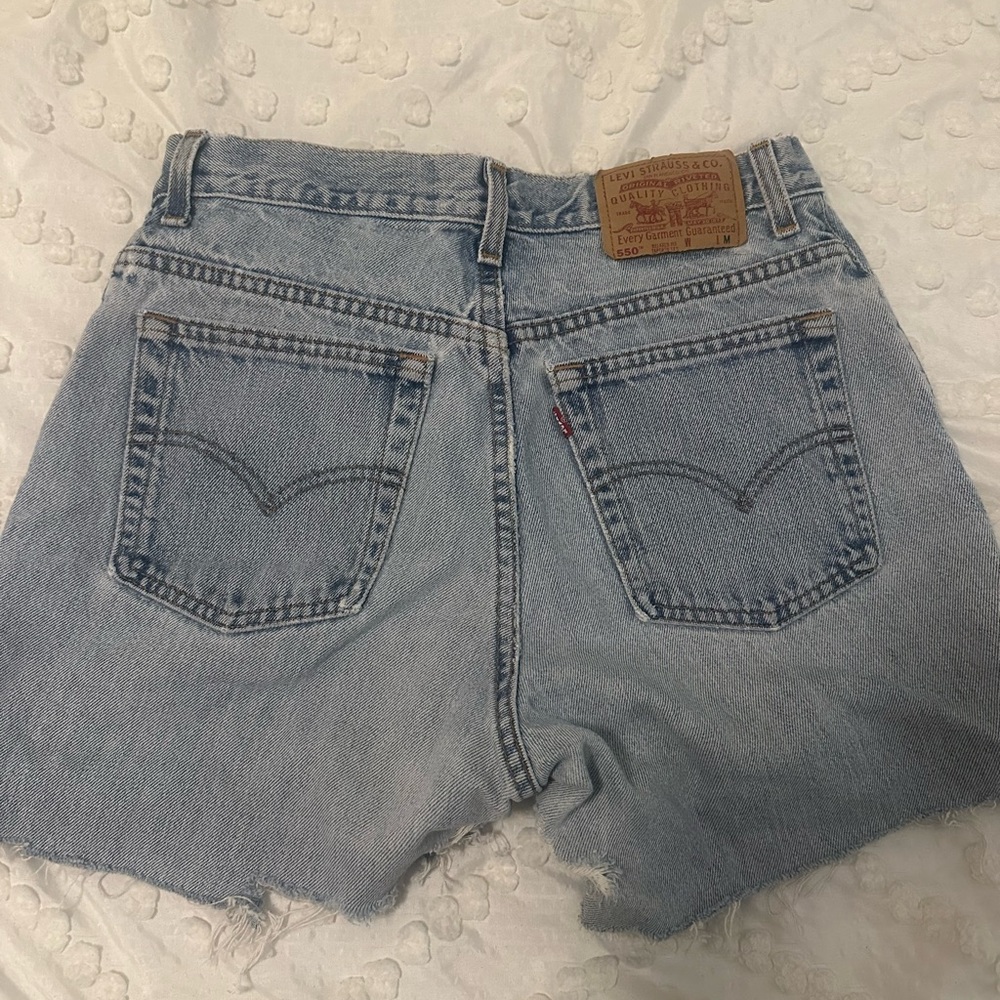 Levi's Light Blue Denim Shorts